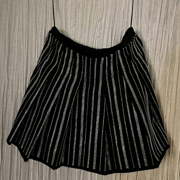 AKIRA Dresses & Skirts - AKIRA "Onto the Next" Embellished Pleated Mini Skirt